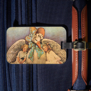 Étiquette À Bagage Vintage Mother Goose Enfants Jessie Willcox Smith