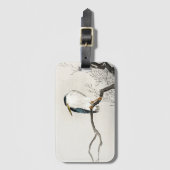 Étiquette À Bagage Vintage Ohara Koson Oiseau japonais (Devant Vertical)