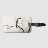Étiquette À Bagage Vintage Ohara Koson Oiseau japonais (Devant Horizontal)