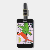 Étiquette À Bagage Vintage Panama Canal Travel (Devant Vertical)