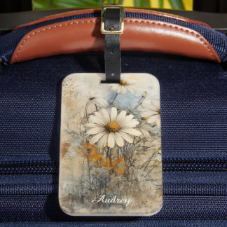 Étiquette À Bagage Vintage Shabby Chic