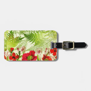 Étiquette À Bagage Vintage Sunshine Floraison Pies Florales