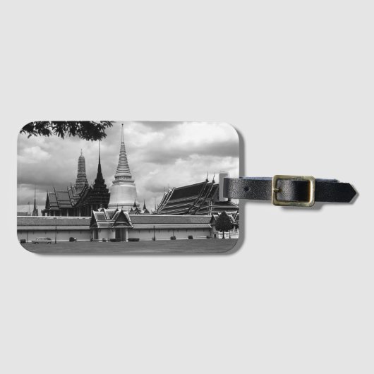 Étiquette À Bagage Vintage Thaïlande (Devant Horizontal)