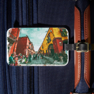 Étiquette À Bagage Vintage voyage rétro CDMX de Mexico