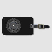 Étiquette À Bagage Vinyle Lp noir personnalisé (Devant Horizontal)