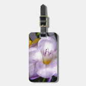 Étiquette À Bagage violet freesia (Devant Vertical)