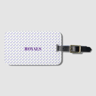 Étiquette À Bagage Violet Lavande Floral Botanique Tout-En-Un Feuille
