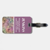 Étiquette À Bagage Violet, l'espace extra-atmosphérique Inspiré de la (Dos horizontal)