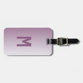Étiquette À Bagage violet ombre - moderne   (Devant horizontal)