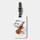Étiquette À Bagage Violon (Devant Vertical)