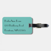 Étiquette À Bagage Violon (Dos horizontal)