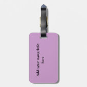 Étiquette À Bagage Violon, amour cinglé_ (Dos Vertical)