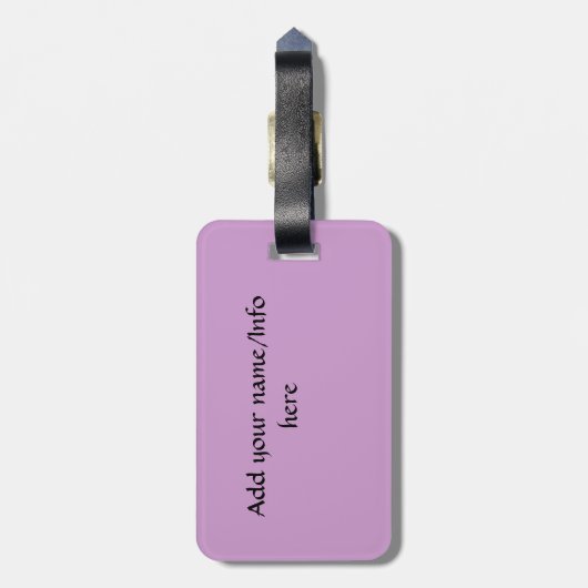 Étiquette À Bagage Violon, amour cinglé_ (Dos Vertical)