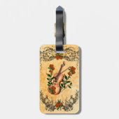 Étiquette À Bagage Violon impressionnant (Dos Vertical)