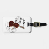 Étiquette À Bagage Violoncelle (Devant horizontal)