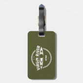 Étiquette À Bagage Virgin River Utah Kayak (Dos Vertical)