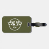 Étiquette À Bagage Virgin River Utah Kayak (Dos horizontal)
