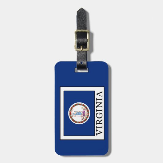 Étiquette À Bagage Virginie (Devant Vertical)