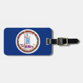 Étiquette À Bagage Virginie (Devant horizontal)