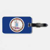 Étiquette À Bagage Virginie (Dos horizontal)