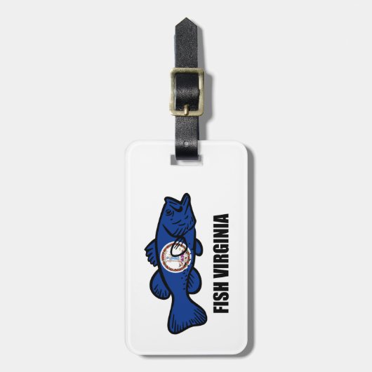 Étiquette À Bagage Virginie (Devant Vertical)