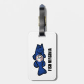 Étiquette À Bagage Virginie (Dos Vertical)