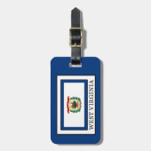 Étiquette À Bagage Virginie-Occidentale (Devant Vertical)