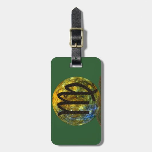 Étiquette À Bagage Virgo (Devant Vertical)