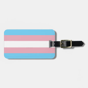 Étiquette À Bagage Visibilité du drapeau de fierté transgenre de Slip