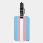 Étiquette À Bagage Visibilité du drapeau de fierté transgenre de Slip (Devant Vertical)