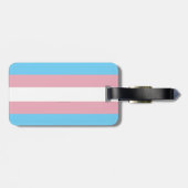 Étiquette À Bagage Visibilité du drapeau de fierté transgenre de Slip (Dos horizontal)