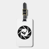 ÉTIQUETTE À BAGAGE VISION FRANCHE DE SKI (Devant Vertical)