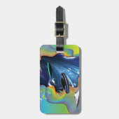 Étiquette À Bagage Visiteurs de l'espace (Devant Vertical)