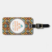 Étiquette À Bagage Vivant notre aventure (Devant horizontal)