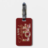 Étiquette À Bagage Vivant, rire, amour (Dos Vertical)