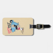 Étiquette À Bagage Vivre La Vida Lola Scooter Graphic (Devant horizontal)