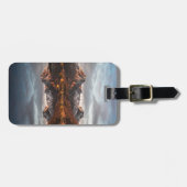 Étiquette À Bagage Voie Lactée Northern Lights (Devant horizontal)