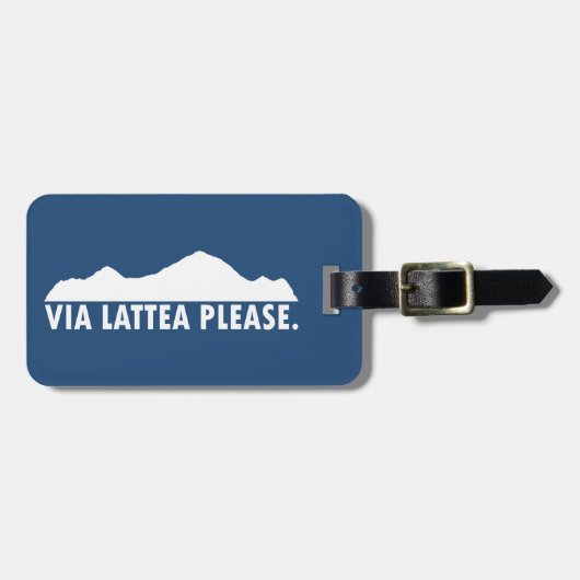 Étiquette À Bagage Voie Lactée S'il Vous Plaît (Devant horizontal)