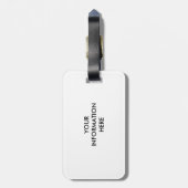 Étiquette À Bagage Voile (Dos Vertical)