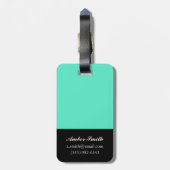 Étiquette À Bagage Voile 2 (Dos Vertical)