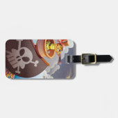 Étiquette À Bagage Voile avec pirates (Devant horizontal)