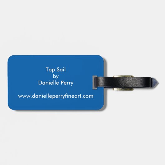 Étiquette À Bagage Voile supérieure (Dos horizontal)