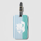 Étiquette À Bagage Voilier (Devant Vertical)