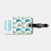 Étiquette À Bagage Voiliers faits sur commande de photo et de (Dos horizontal)