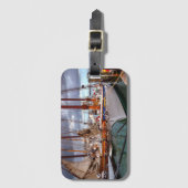 Étiquette À Bagage Voiliers Morred à Key West (Devant Vertical)