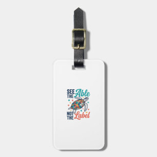 Étiquette À Bagage Voir le design du t-shirt de sensibilisation au pu