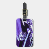 Étiquette À Bagage Voiture classique : Chevrolet 1958 (Devant Vertical)