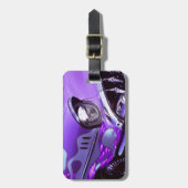 Étiquette À Bagage Voiture classique : Chevrolet avec le capot (Devant Vertical)