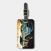 Étiquette À Bagage Voiture de course de Datsun Z (Devant Vertical)