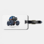 Étiquette À Bagage Voiture de dessin (Dos horizontal)